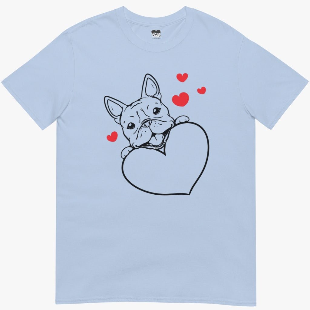 Frenchie big Heart T-Shirt