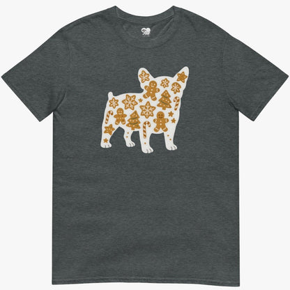 Frenchie christmas cookies silhouette T-Shirt