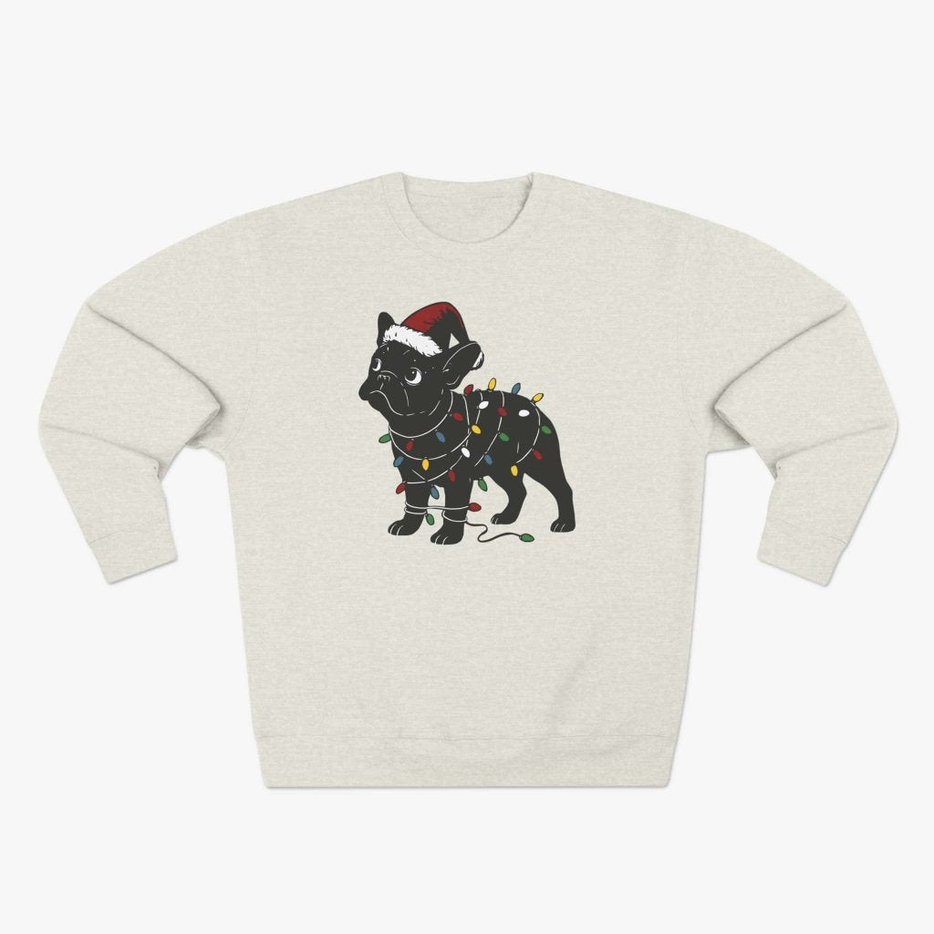 Frenchie Christmas Lights Sweatshirt