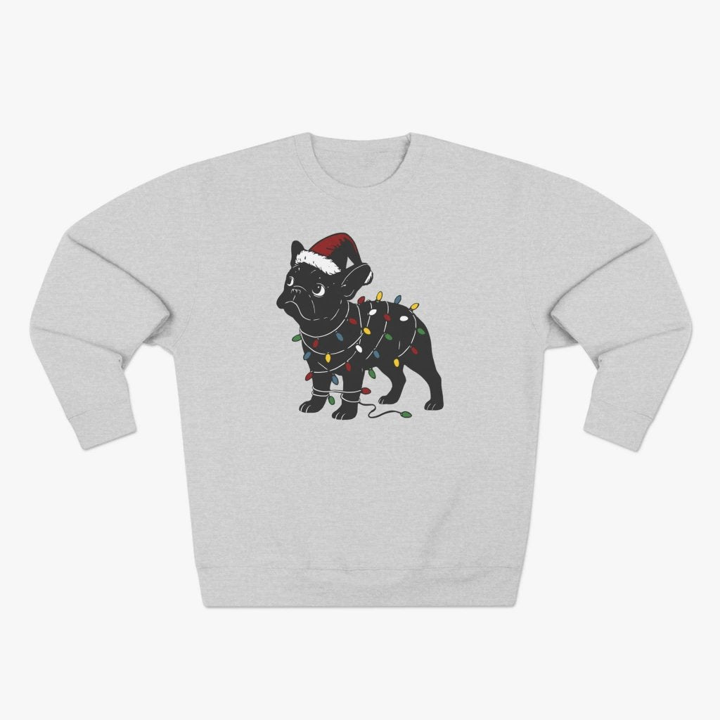 Frenchie Christmas Lights Sweatshirt