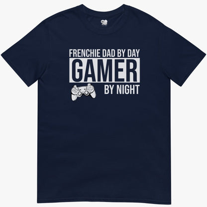 frenchie dad by day T-Shirt