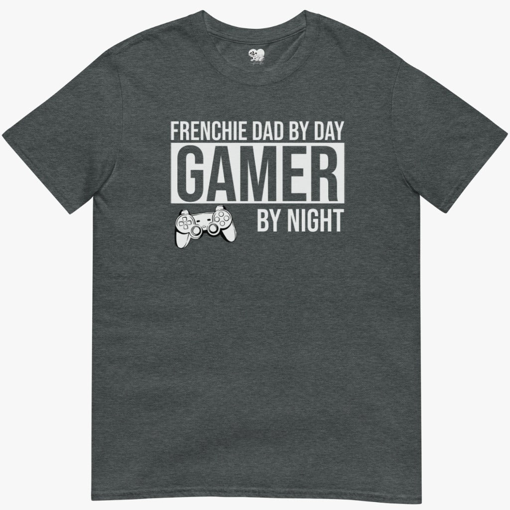 frenchie dad by day T-Shirt