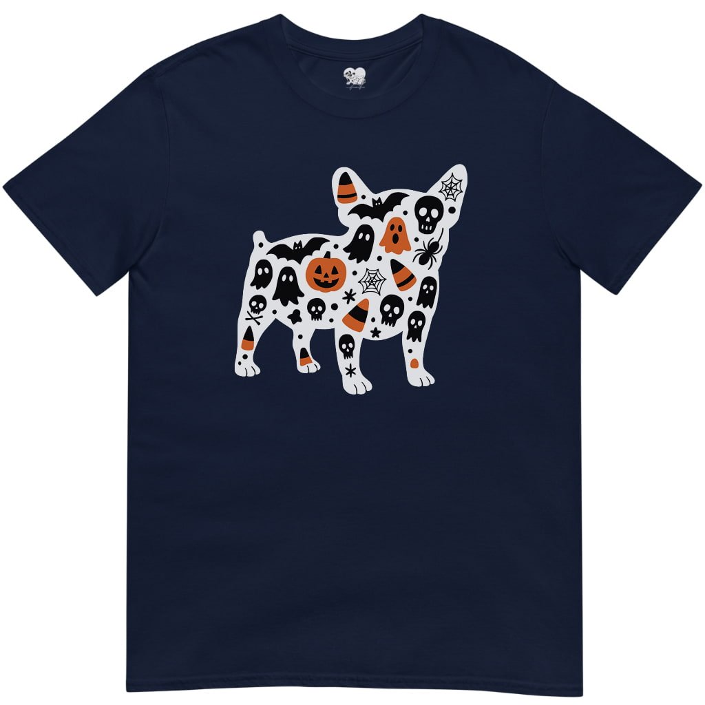 Frenchie halloween silhouette T-Shirt - T-Shirt - Heartfur