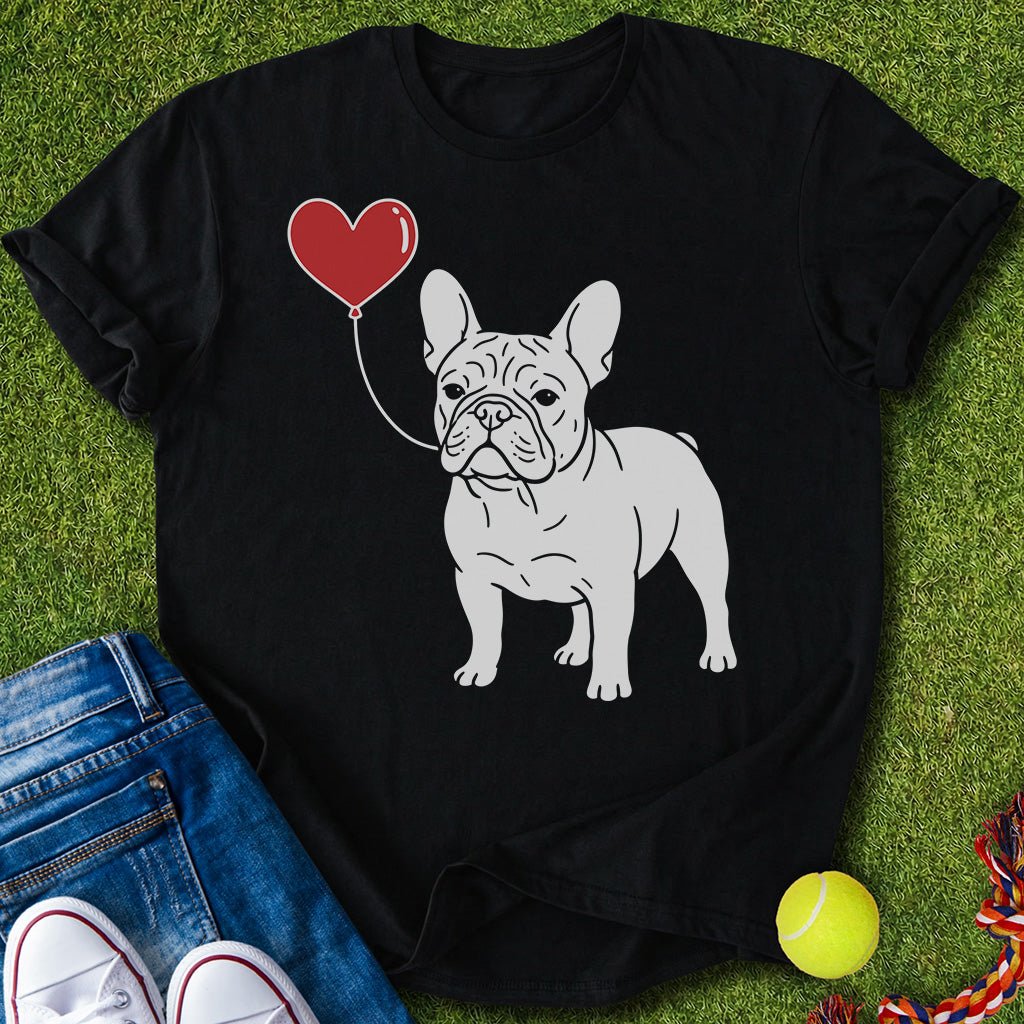 Frenchie heart balloon T-Shirt