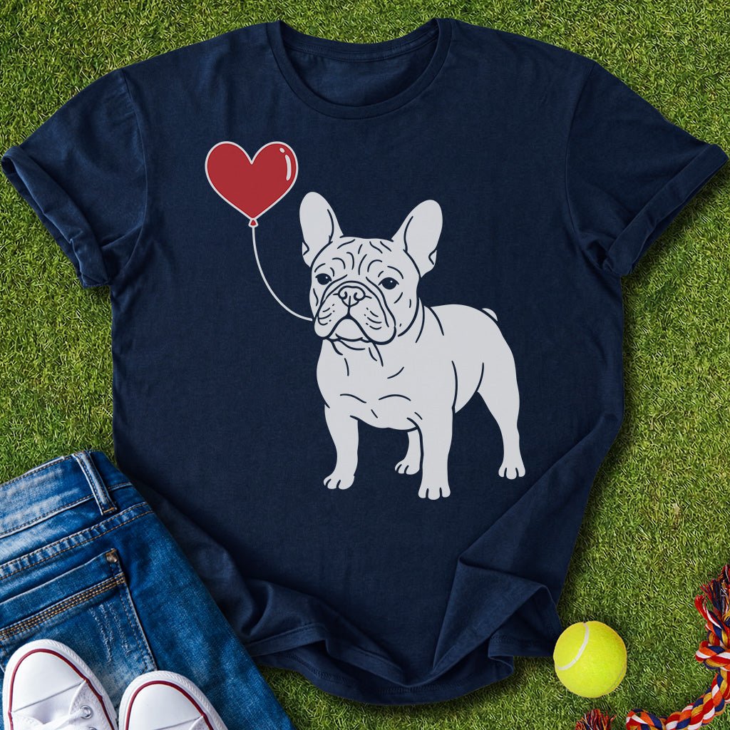 Frenchie heart balloon T-Shirt