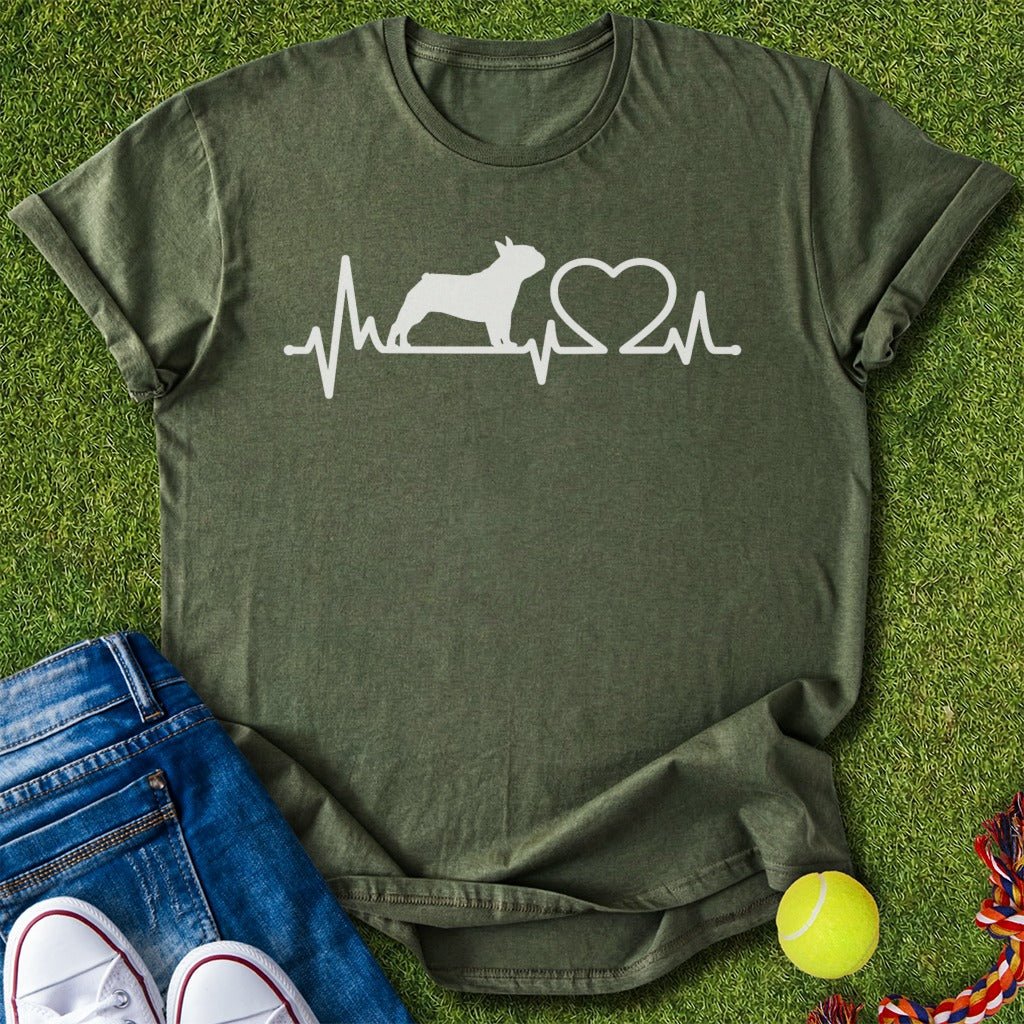 Frenchie Heartbeat T-Shirt
