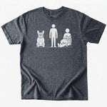 Frenchie + me T-shirt - Dark Heather - Heartfur