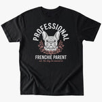 Frenchie parent T-shirt - Black - Heartfur