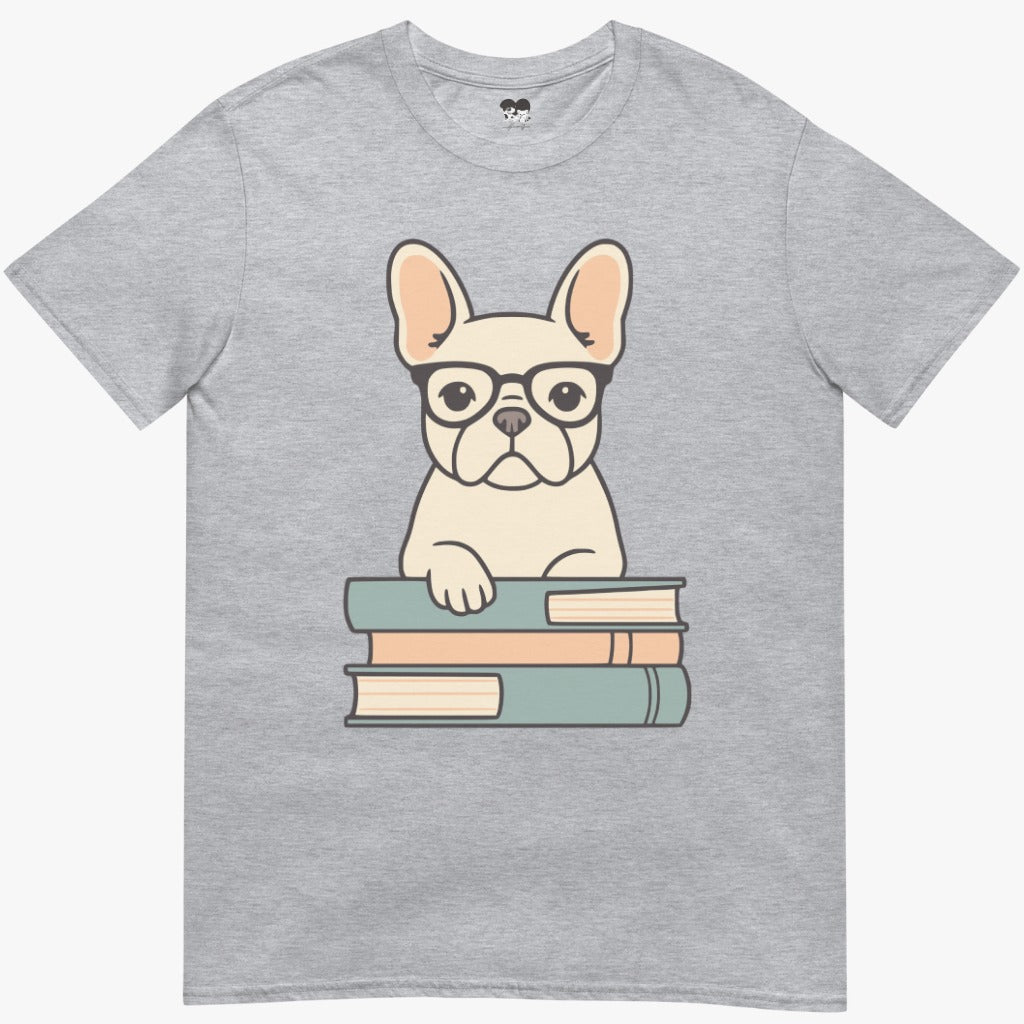 Frenchie Reader T-Shirt