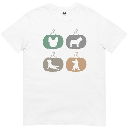 Frenchie Silhouette Pumpkins T-Shirt
