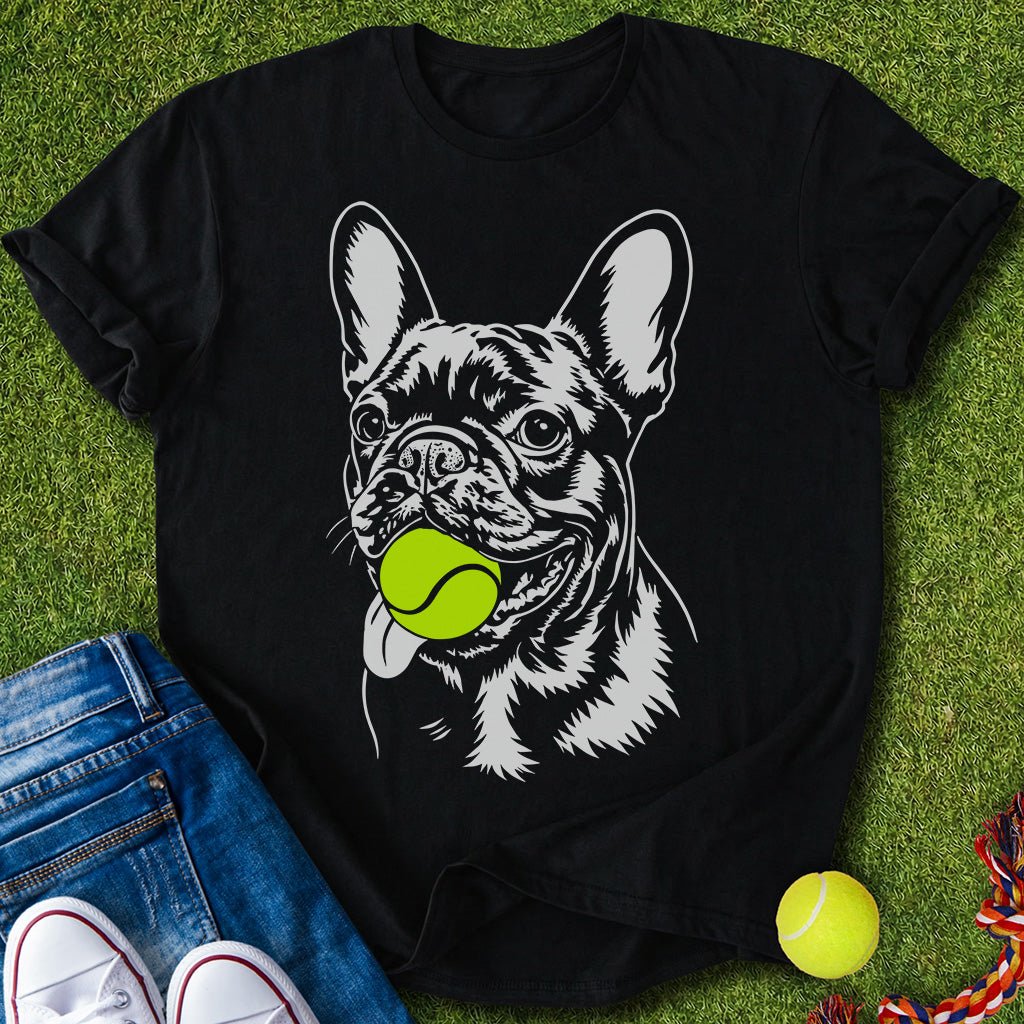 Frenchie with ball T-Shirt