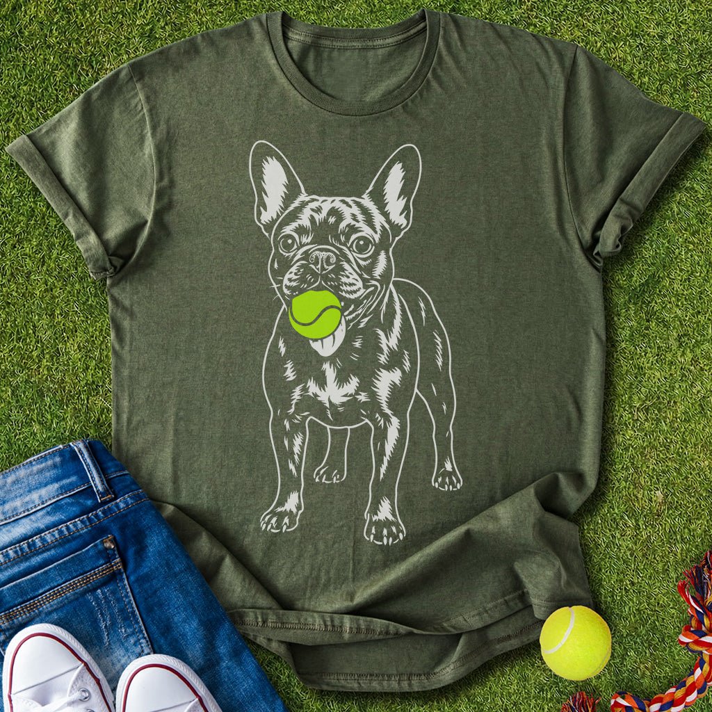 Frenchie x ball T-Shirt
