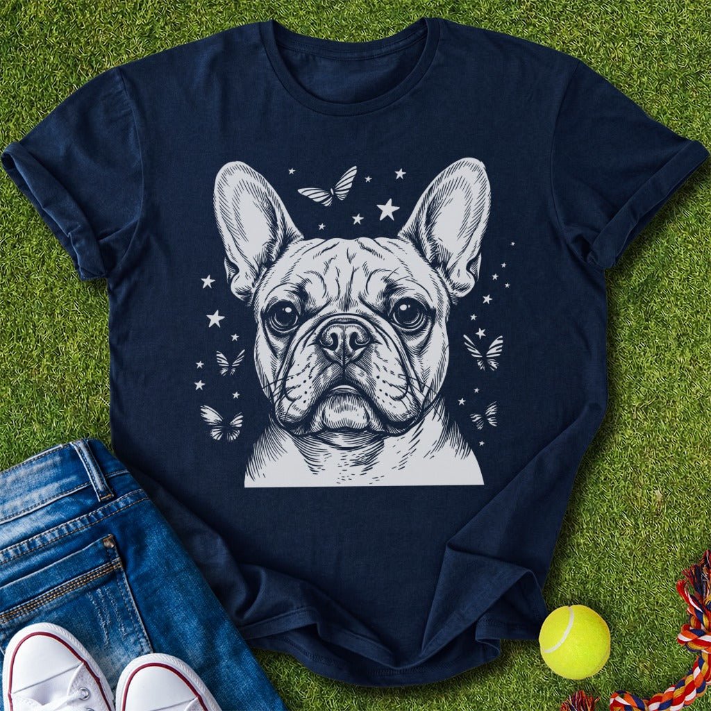 Frenchie x butterflies T-Shirt