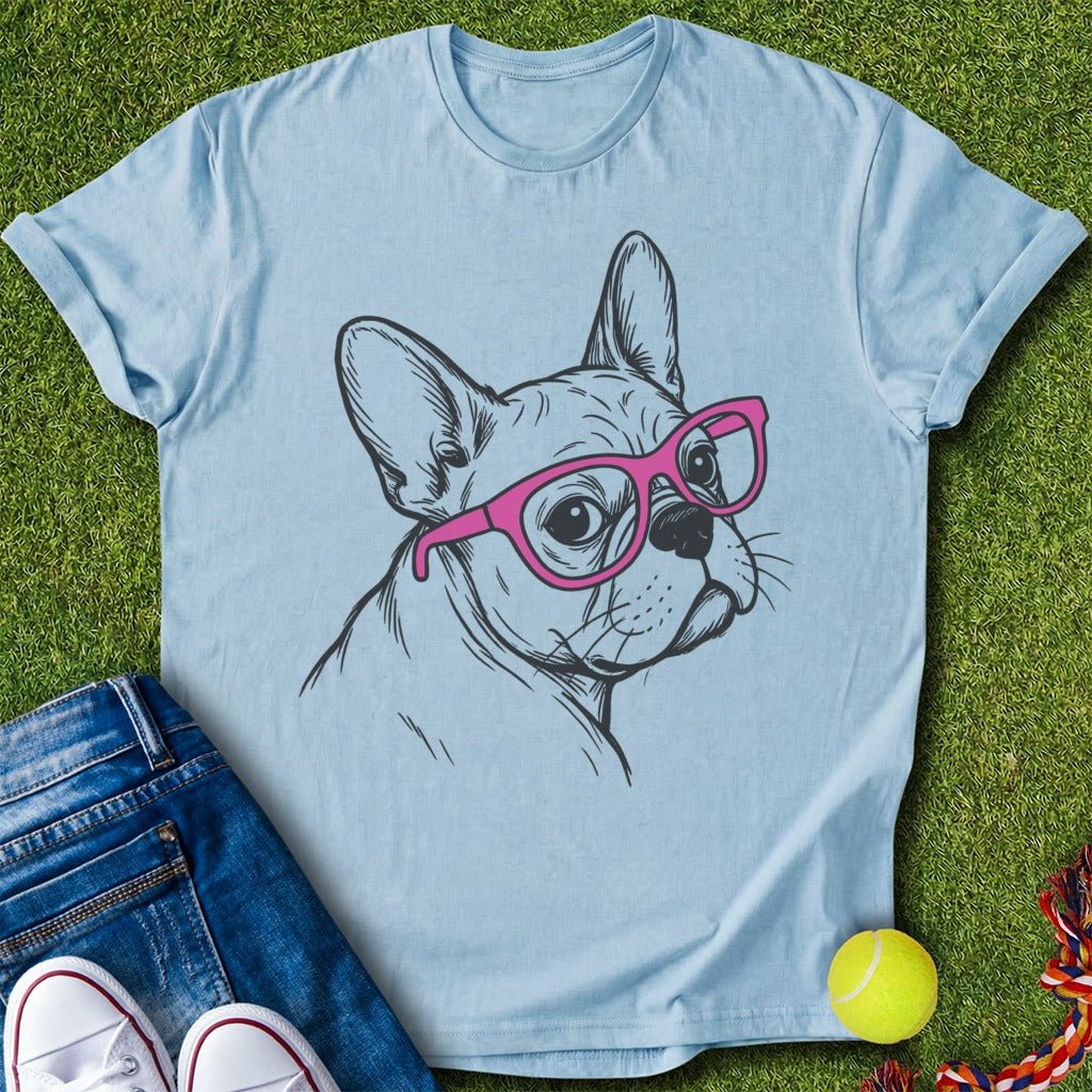 Frenchie x glasses T-Shirt