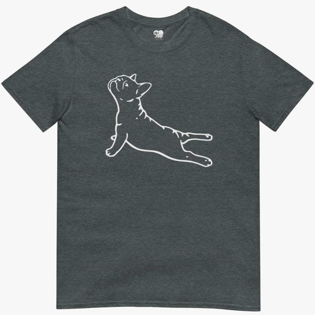 frenchie yoga T-Shirt