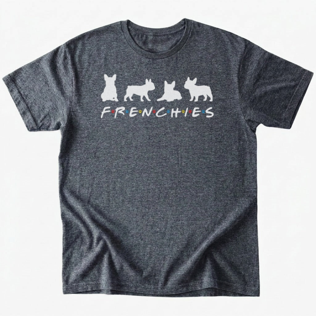 F.r.e.n.c.h.i.e.s T-Shirt - Dark Heather - Heartfur