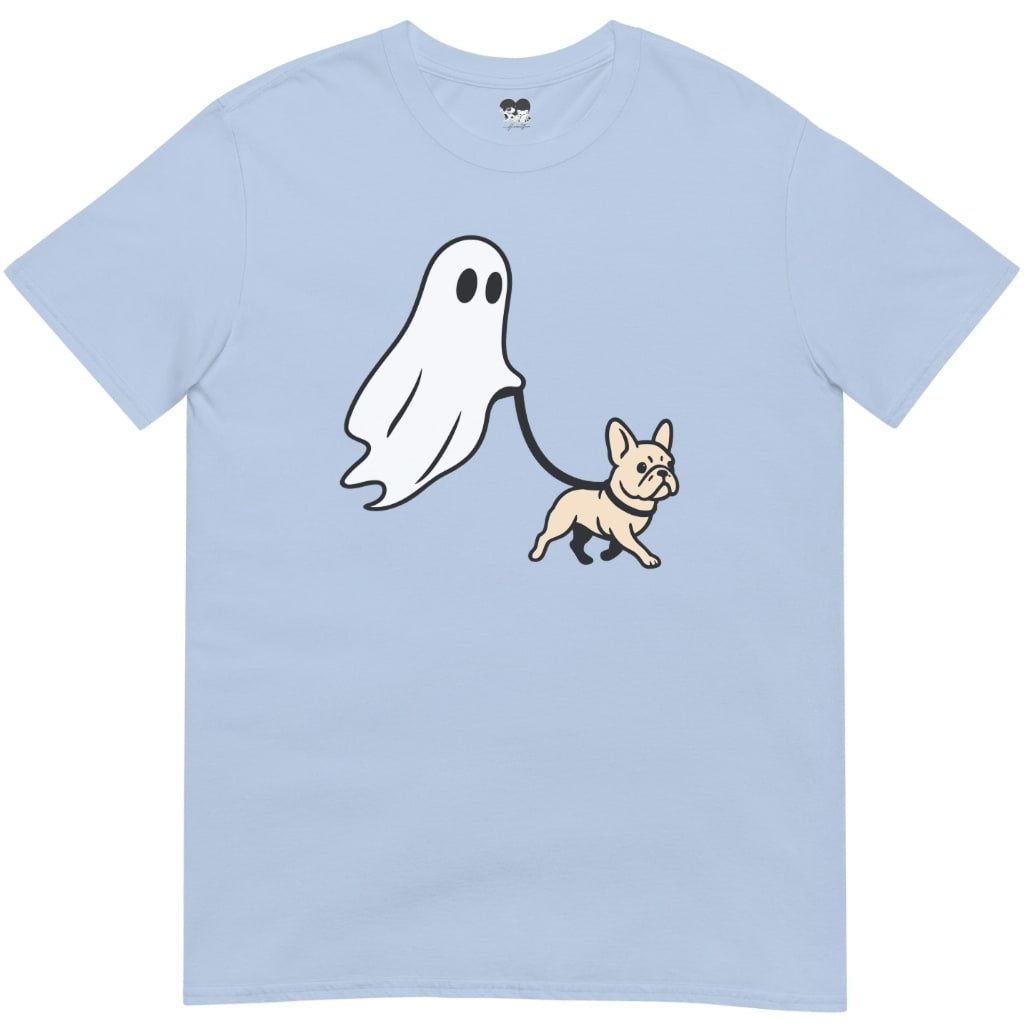 Ghost walking frenchie T-Shirt - T-Shirt - Heartfur
