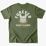 Heart Claimed T-shirt - Military Green - Heartfur