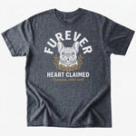 Heart Claimed T-shirt - Dark Heather - Heartfur