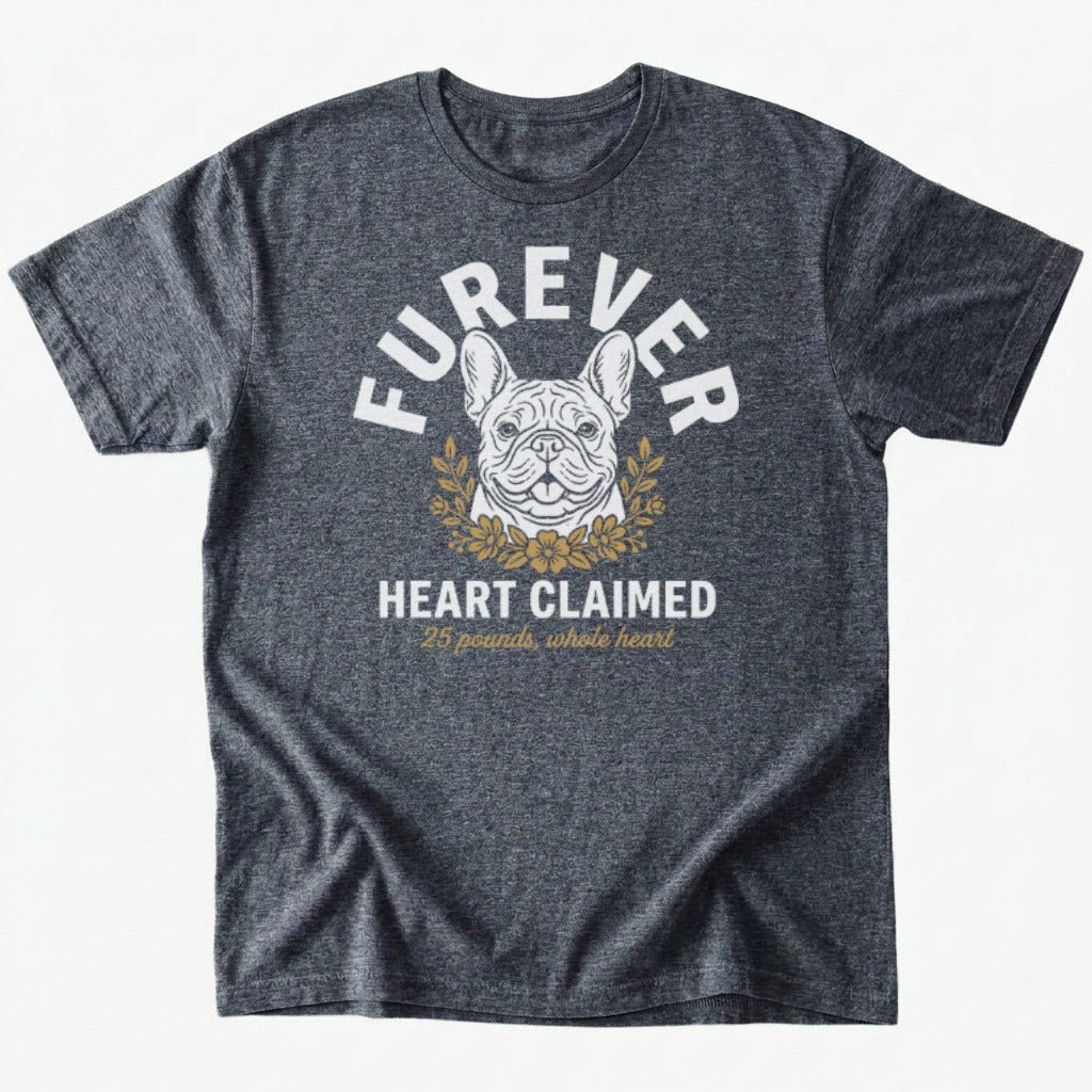 Heart Claimed T-shirt - Dark Heather - Heartfur