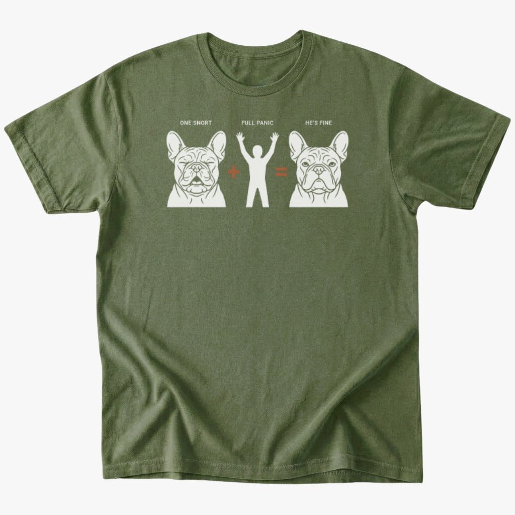 He's fine T-shirt - Military Green - Heartfur