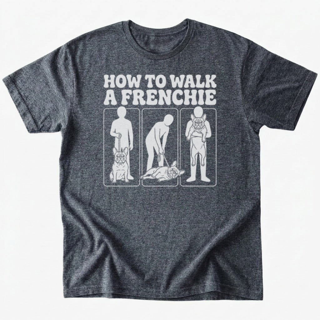 How to walk T-Shirt - Dark Heather - Heartfur