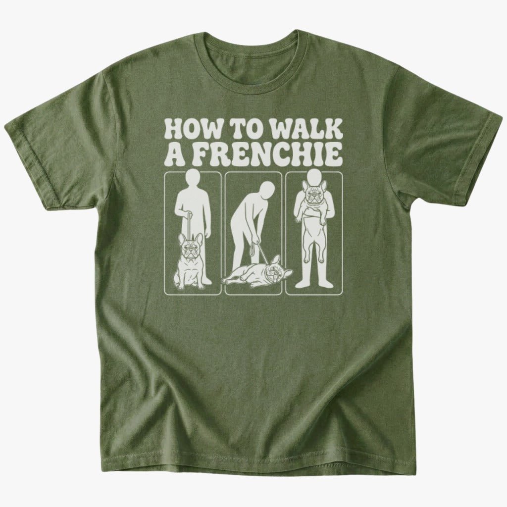 How to walk T-Shirt - Military Green - Heartfur