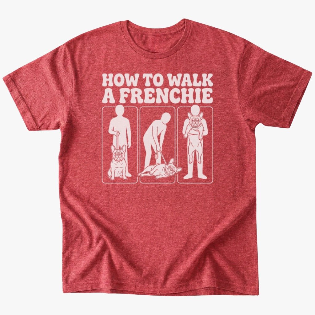 How to walk T-Shirt - Heather Red - Heartfur