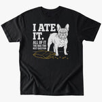 I ate it T-shirt - Black - Heartfur