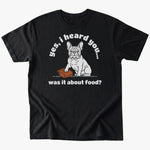 I heard you T-shirt - Black - Heartfur