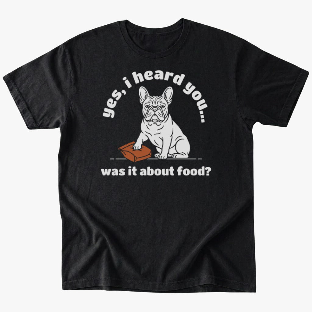 I heard you T-shirt - Black - Heartfur