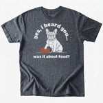 I heard you T-shirt - Dark Heather - Heartfur