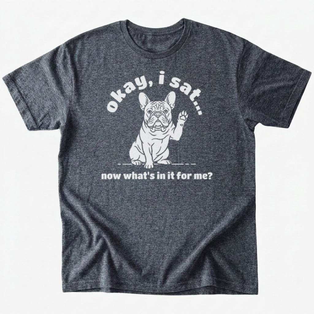 I sat T-shirt - Dark Heather - Heartfur