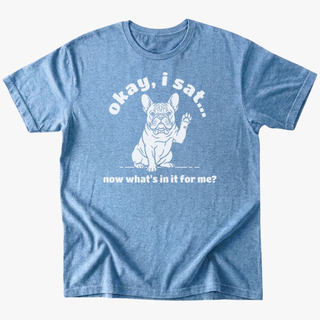 I sat T-shirt - Heather Indigo - Heartfur