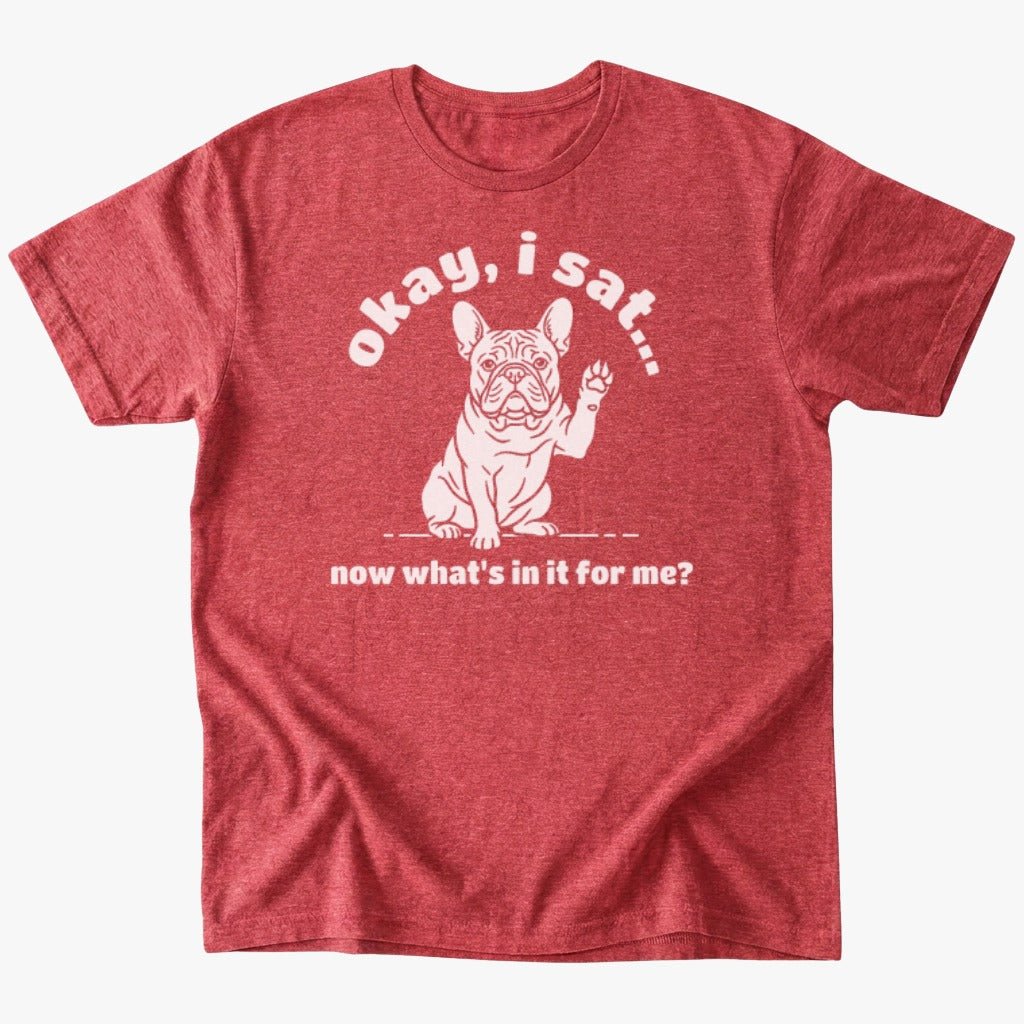 I sat T-shirt - Heather Red - Heartfur