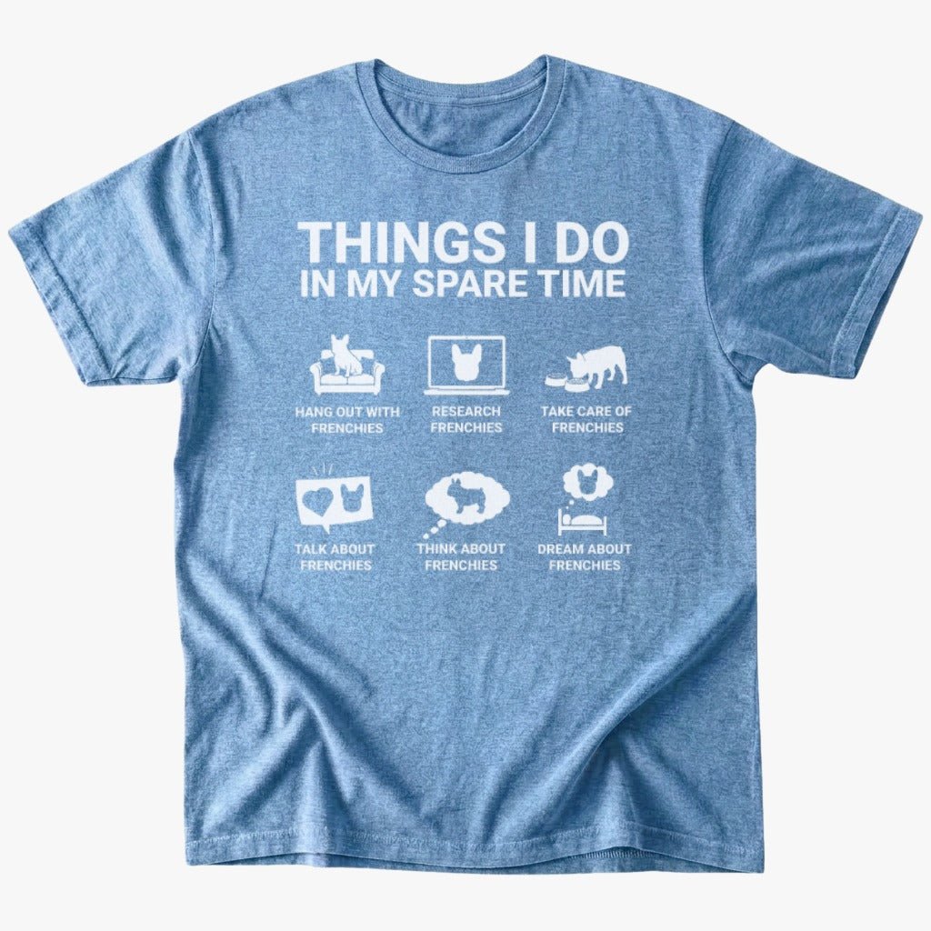 in my spare time T-Shirt - Heather Indigo - Heartfur