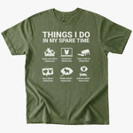in my spare time T-Shirt - Military Green - Heartfur