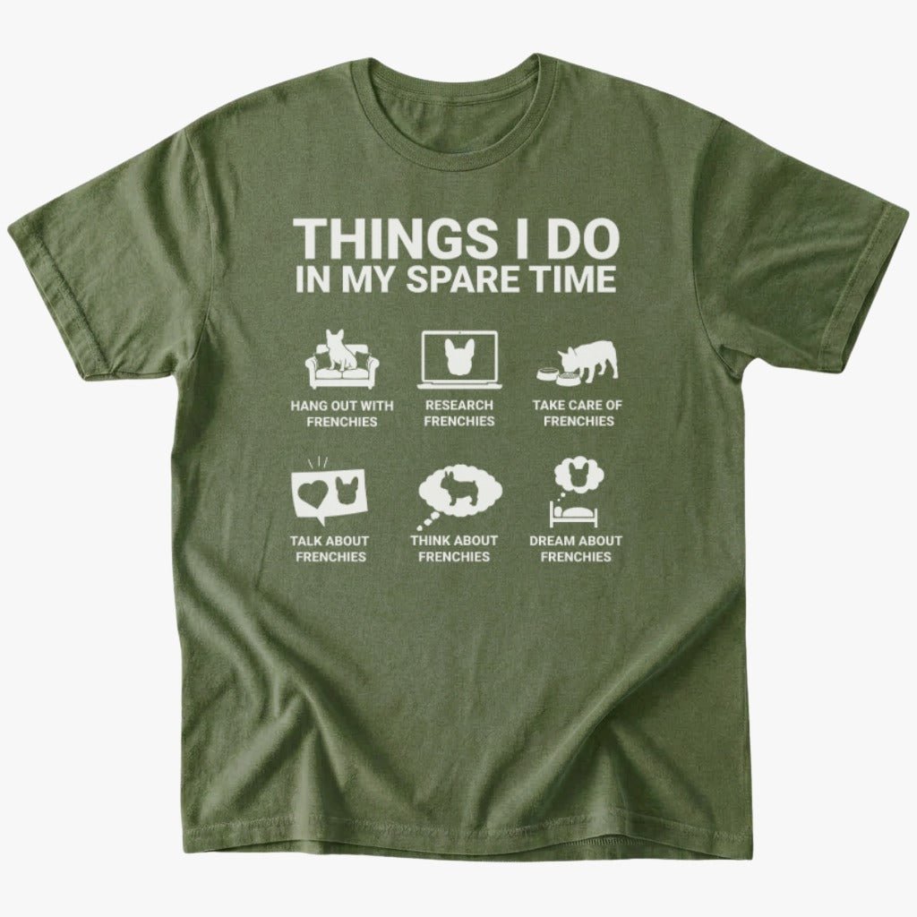 in my spare time T-Shirt - Military Green - Heartfur