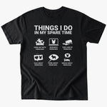 in my spare time T-Shirt - Black - Heartfur