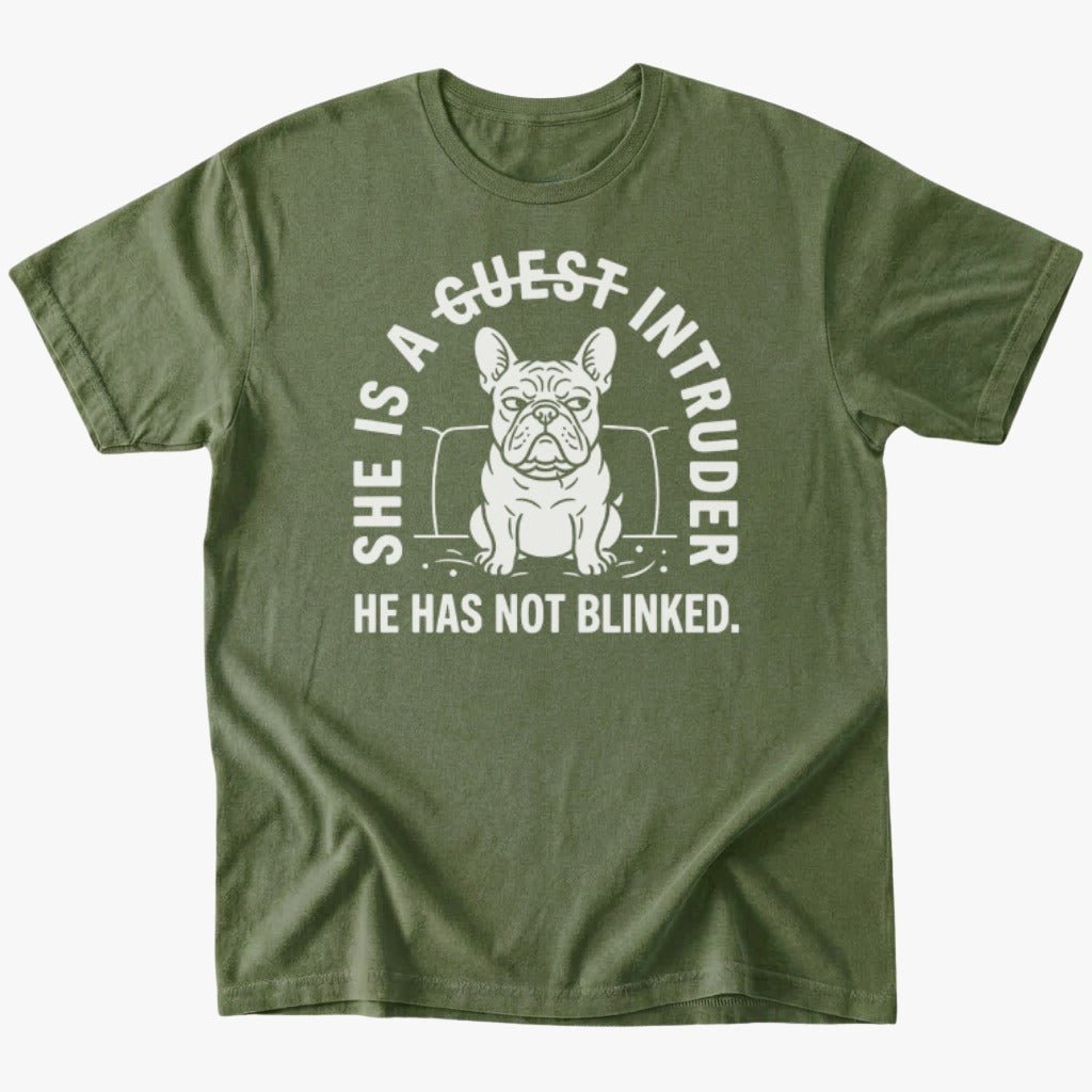 Intruder T-Shirt - Military Green - Heartfur