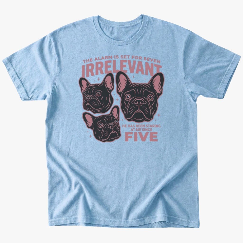 Irrelevant T-shirt - Light Blue - Heartfur