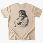 Jesus loves frenchie T-Shirt - Sand - Heartfur