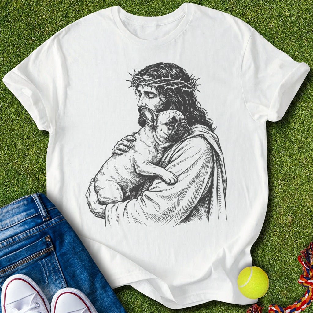 Jesus loves frenchie T-Shirt