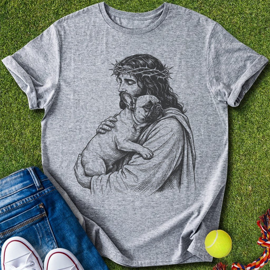 Jesus loves frenchie T-Shirt