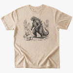 Kaiju walking frenchie T-Shirt - Sand - Heartfur