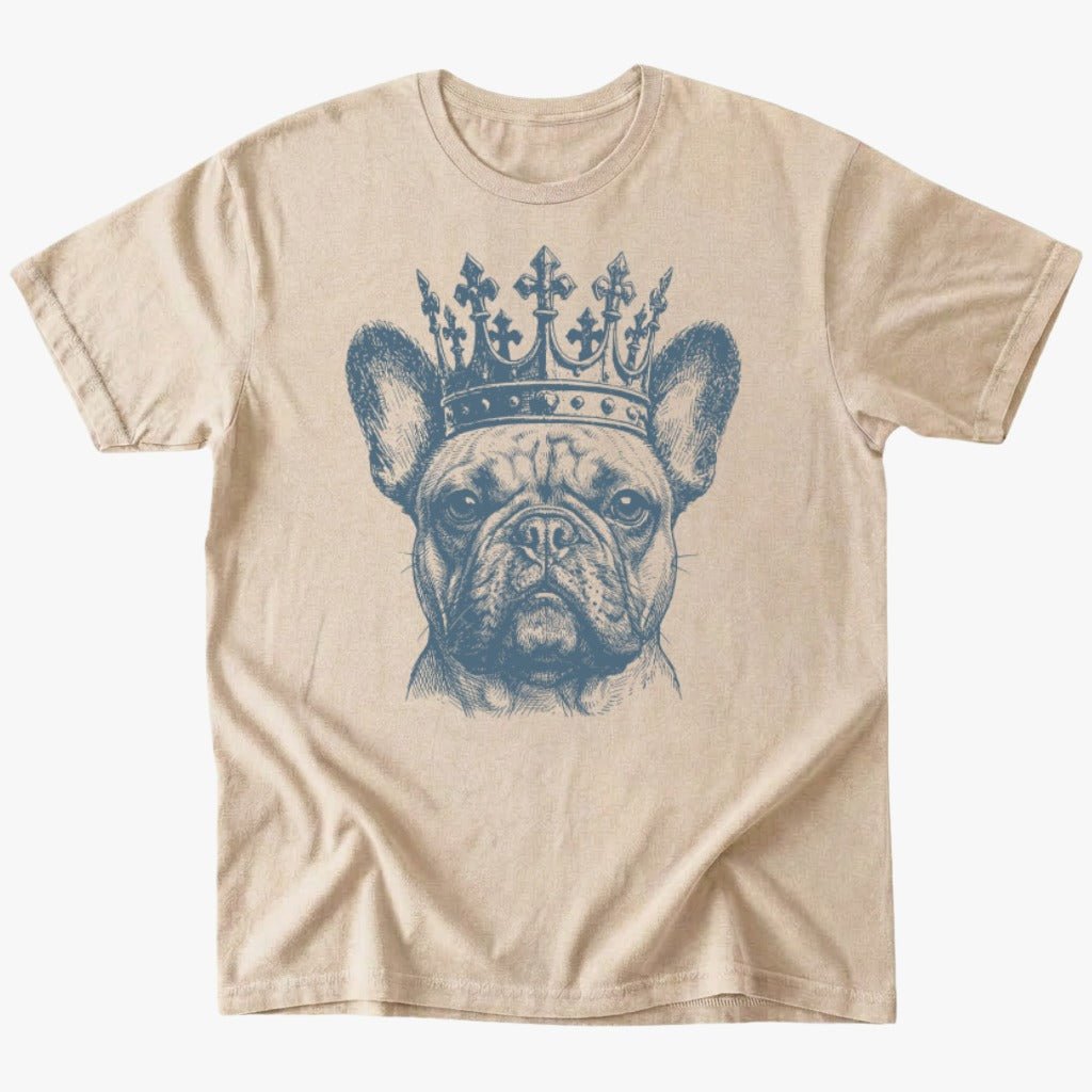 King Frenchie T-Shirt - Sand - Heartfur