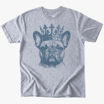 King Frenchie T-Shirt - Sport Grey - Heartfur