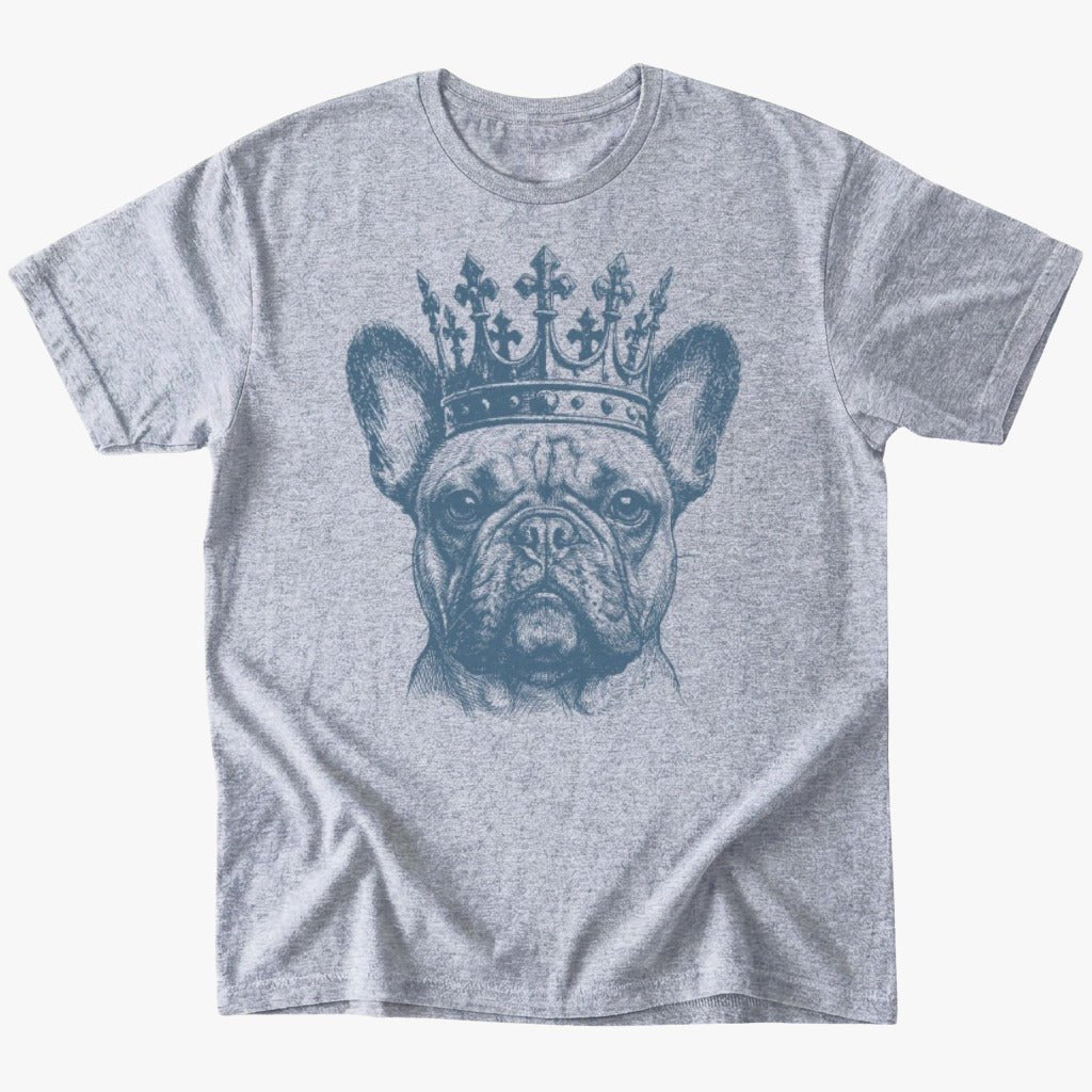 King Frenchie T-Shirt - Sport Grey - Heartfur