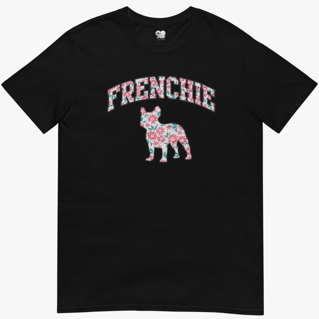 Light floral frenchie T-Shirt