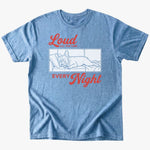 Loud T-shirt - Heather Indigo - Heartfur